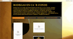 Desktop Screenshot of bodegasencarconde.blogspot.com