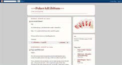 Desktop Screenshot of pokeradlibitum.blogspot.com