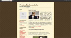 Desktop Screenshot of cronicaparlamentaria.blogspot.com