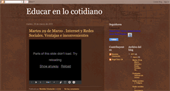 Desktop Screenshot of educarenlocotidiano.blogspot.com