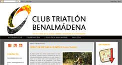 Desktop Screenshot of clubtriatlonbenalmadena.blogspot.com