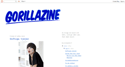 Desktop Screenshot of gorillazine.blogspot.com