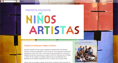 Desktop Screenshot of ninos-artistas.blogspot.com