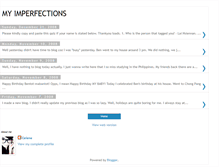 Tablet Screenshot of myimperfection-life.blogspot.com