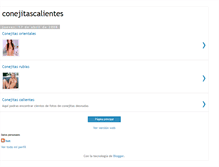 Tablet Screenshot of conejitascalientes.blogspot.com