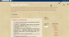 Desktop Screenshot of giovannimodestiqualediritto.blogspot.com