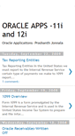 Mobile Screenshot of oracleapplicaitons.blogspot.com