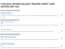 Tablet Screenshot of creditcardback.blogspot.com