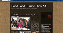 Desktop Screenshot of goodfoodandwineshow.blogspot.com