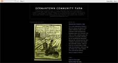 Desktop Screenshot of germantowncommunityfarm.blogspot.com