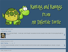 Tablet Screenshot of infertileturtle.blogspot.com