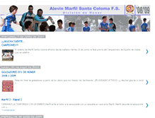 Tablet Screenshot of alevinmarfilsantacoloma.blogspot.com