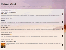 Tablet Screenshot of chrissysotherjourney.blogspot.com