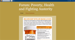 Desktop Screenshot of povertyhealth.blogspot.com