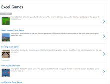 Tablet Screenshot of excel-games.blogspot.com