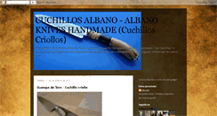 Desktop Screenshot of albanoyalbanocuchillos.blogspot.com