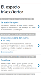 Mobile Screenshot of elespacioinexterior.blogspot.com