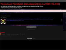 Tablet Screenshot of gagasangarudasakti.blogspot.com