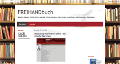 Desktop Screenshot of freihandbuch.blogspot.com