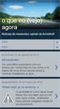 Mobile Screenshot of oqueeuvejoagora2010.blogspot.com