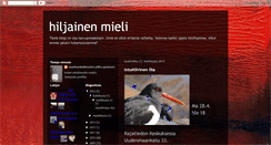 Desktop Screenshot of hiljainenmieli.blogspot.com