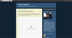 Desktop Screenshot of derrickhenslee.blogspot.com