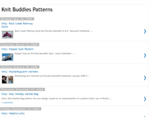 Tablet Screenshot of knitbuddiespattern.blogspot.com