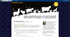 Desktop Screenshot of barnyardchorus.blogspot.com