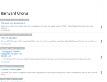 Tablet Screenshot of barnyardchorus.blogspot.com