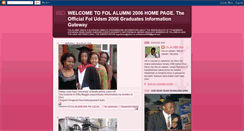 Desktop Screenshot of folalumni2006.blogspot.com