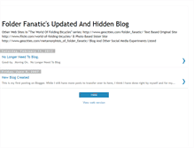 Tablet Screenshot of folder-fanatic.blogspot.com