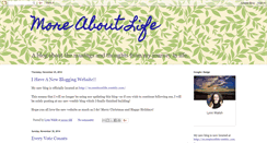Desktop Screenshot of moreaboutlife.blogspot.com