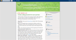Desktop Screenshot of compareelectronics.blogspot.com