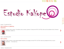 Tablet Screenshot of estudiokaliope.blogspot.com