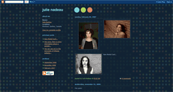 Desktop Screenshot of julie-nadeau.blogspot.com