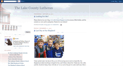 Desktop Screenshot of lakecountylutheran.blogspot.com