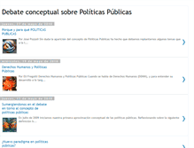 Tablet Screenshot of debatepoliticaspublicas.blogspot.com