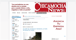 Desktop Screenshot of chicamochanews-estadodecarreteras.blogspot.com