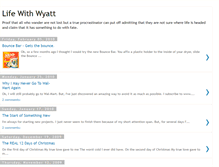 Tablet Screenshot of lifewithwyatt.blogspot.com