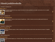 Tablet Screenshot of elamaajenkkihoodseilla.blogspot.com