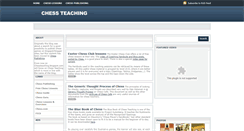 Desktop Screenshot of chessteaching.blogspot.com