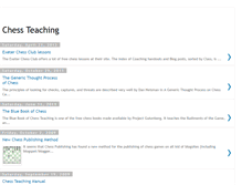 Tablet Screenshot of chessteaching.blogspot.com