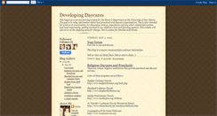 Desktop Screenshot of developingdaycares.blogspot.com