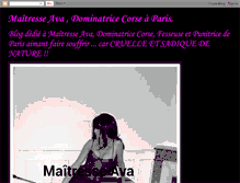 Tablet Screenshot of maitresse-ava.blogspot.com