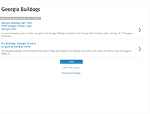 Tablet Screenshot of georgia-bulldogs.blogspot.com