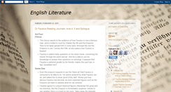 Desktop Screenshot of bethsliteratureblog.blogspot.com