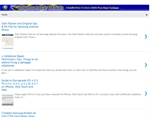 Tablet Screenshot of cellphonerepairtutorials.blogspot.com