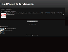 Tablet Screenshot of los4pilaresdelaeducacionvirtual.blogspot.com