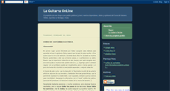 Desktop Screenshot of guitarraonline.blogspot.com