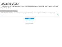 Tablet Screenshot of guitarraonline.blogspot.com